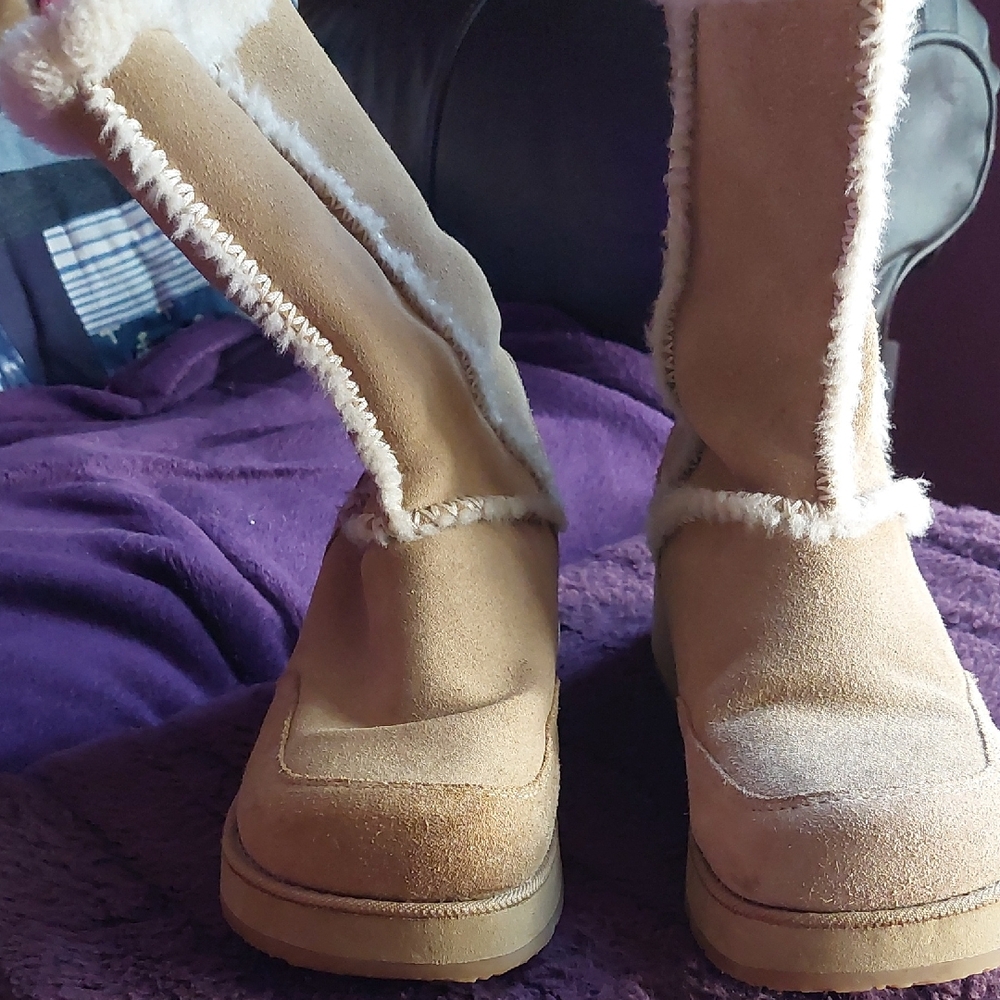 Women's ROXY Idaho Tan Shearling Boots